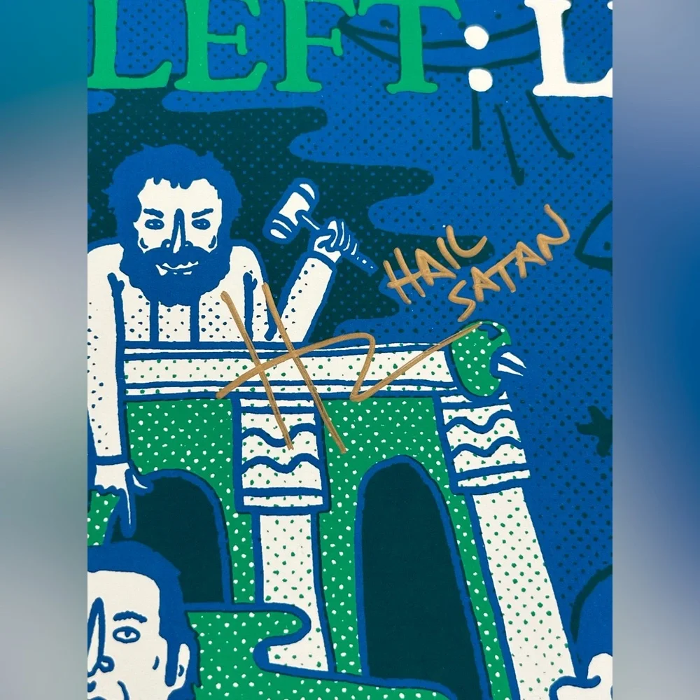 Last Podcast on the Left Tour Poster 'Nothing But Trouble' Signed 18x24 - Picture 7 of 9